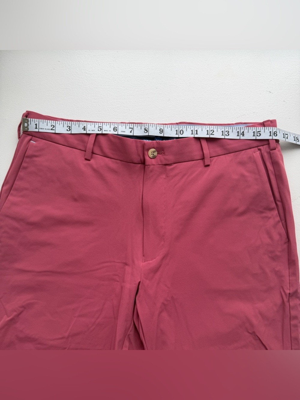 Peter Millar Crown Sports Men's Athletic Golf Shorts in Dusty Rose 33 - Picture 6 of 12
